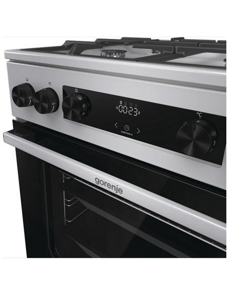 Aragaz Mixt Gorenje GK6C4XF, Oțel inoxidabil