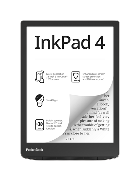 eBook Reader PocketBook 743G InkPad 4, Stardust Silver