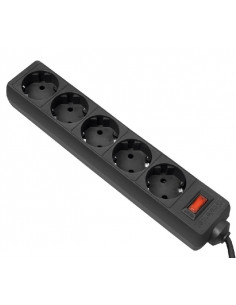 Сетевой фильтр Ultra Power UP3-B-6PPB, 5 Розеток, 1,8м, Чёрный 2