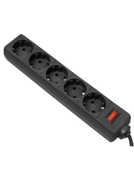 Prelungitor electric Ultra Power UP3-B-6PPB, 5 Prize, 1,8m, Negru