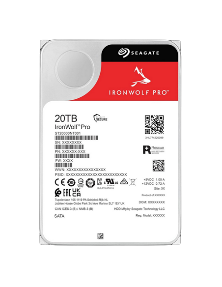 Жесткий диск Seagate IronWolf Pro, 3.5", 20 TB <ST20000NT001-FR>