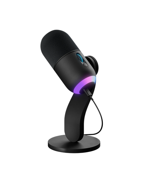 Microfon Gaming Logitech Yeti GX, Cu fir, Negru