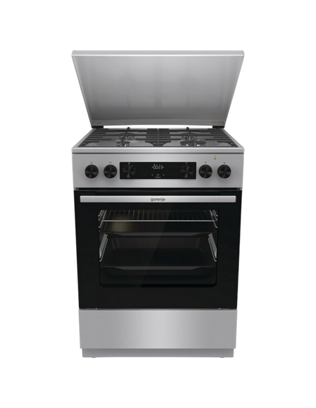 Aragaz Mixt Gorenje GKS6C71XF, Oțel inoxidabil