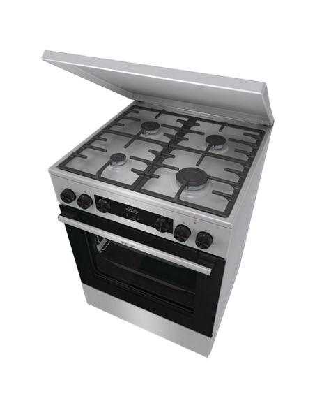 Aragaz Mixt Gorenje GKS6C71XF, Oțel inoxidabil