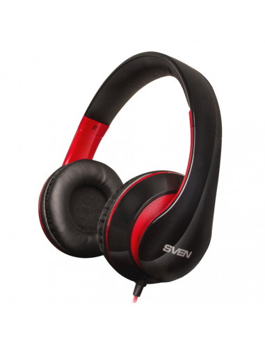Наушники SVEN AP-940MV, Черный/Красный