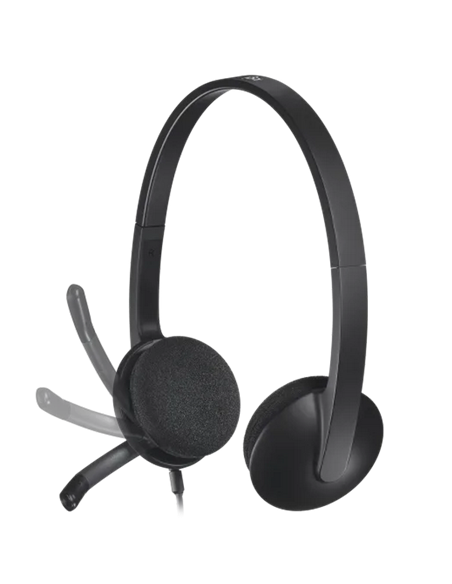 Căști Logitech H340, Negru