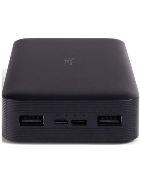 Портативное зарядное устройство Xiaomi Power Bank Redmi, 20000мА·ч, Чёрный