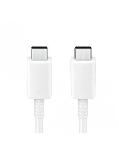 Cablu încărcare și sincronizare Samsung EP-DN975BWRGRU, USB Type-C/USB Type-C, 1m, Alb
