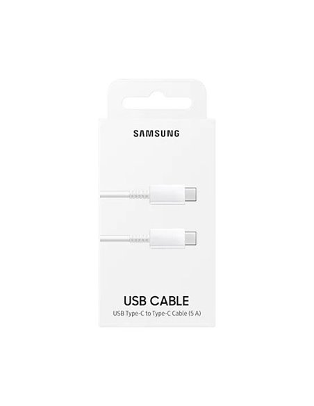 Кабель для зарядки и синхронизации Samsung EP-DN975BWRGRU, USB Type-C/USB Type-C, 1м, Белый Кабель для зарядки и синхронизации Samsung EP-DN975BWRGRU, USB Type-C/USB Type-C, 1м, Белый