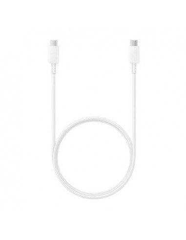 Cablu încărcare și sincronizare Samsung EP-DN975BWRGRU, USB Type-C/USB Type-C, 1m, Alb