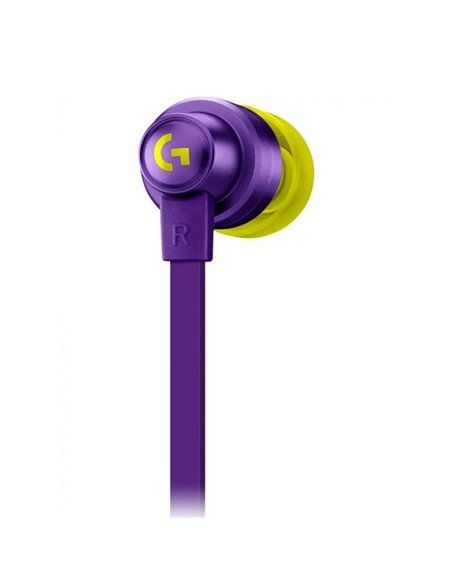 Căști gaming Logitech G333, Cu fir, Violet