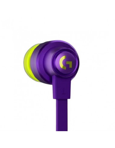 Căști gaming Logitech G333, Cu fir, Violet