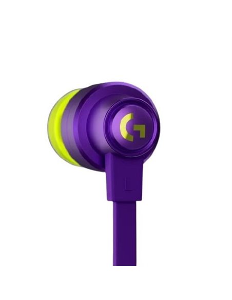 Căști gaming Logitech G333, Cu fir, Violet