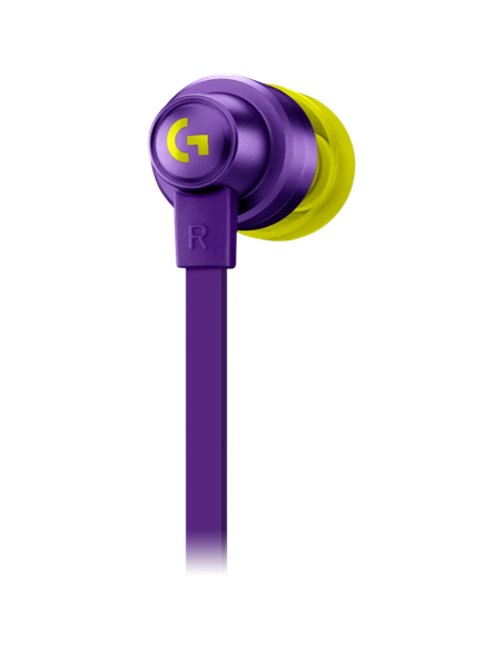 Căști gaming Logitech G333, Cu fir, Violet