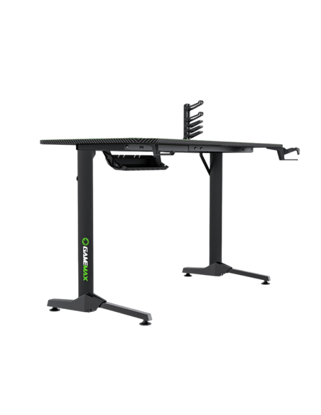Birou Gaming Gamemax D140-Carbon, Negru