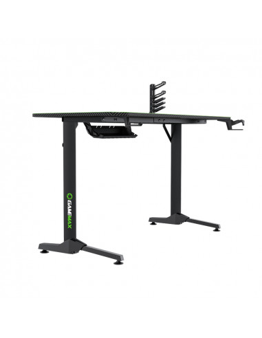 Birou Gaming Gamemax D140-Carbon, Negru