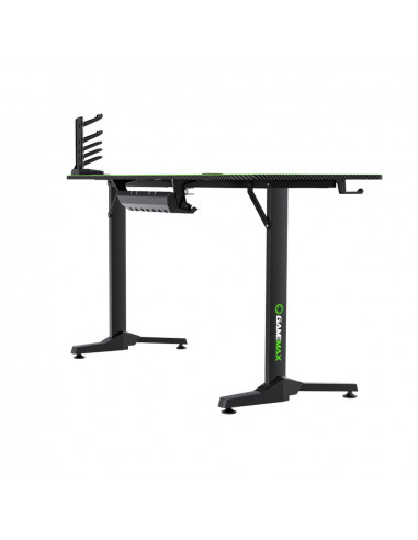 Birou Gaming Gamemax D140-Carbon, Negru