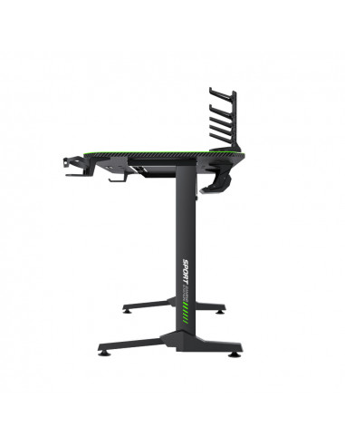 Birou Gaming Gamemax D140-Carbon, Negru