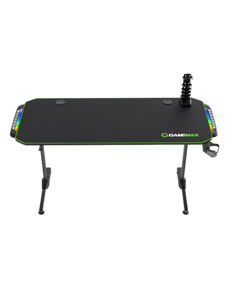 Birou Gaming Gamemax D140-Carbon RGB, Negru
