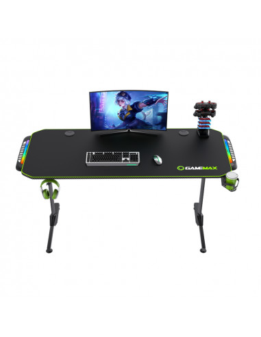 Игровой стол Gamemax D140-Carbon RGB, Чёрный