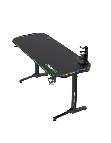 Игровой стол Gamemax D140-Carbon RGB, Чёрный