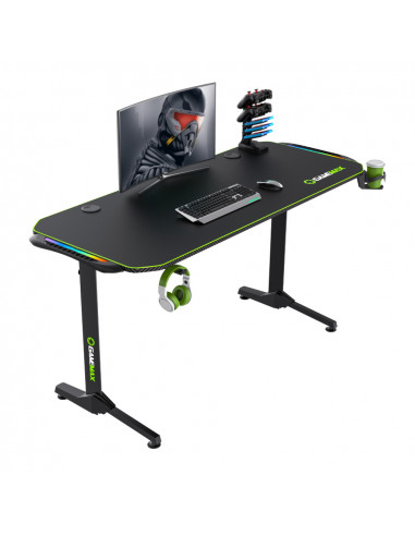 Игровой стол Gamemax D140-Carbon RGB, Чёрный