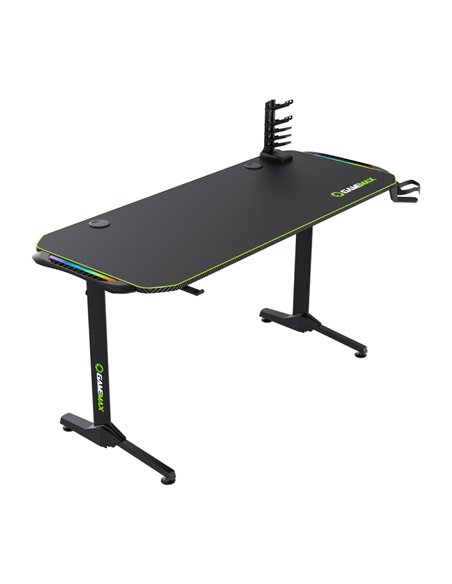 Birou Gaming Gamemax D140-Carbon RGB, Negru Birou Gaming Gamemax D140-Carbon RGB, Negru