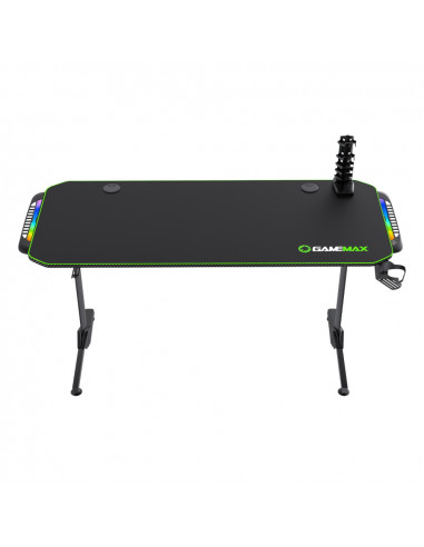 Игровой стол Gamemax D140-Carbon RGB, Чёрный