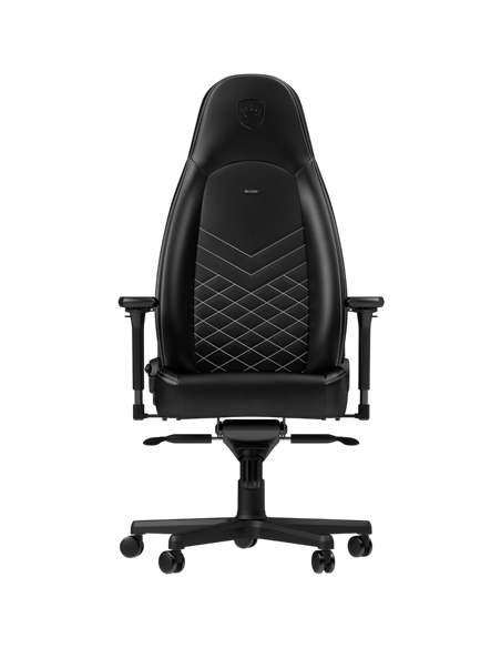 Scaun Gaming Noblechairs Icon, PU Piele, Negru/Alb