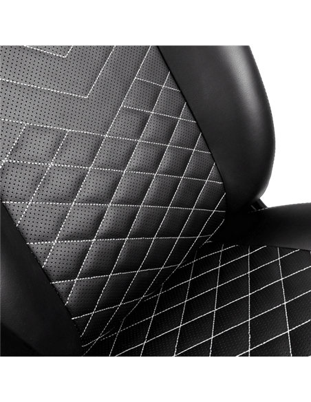 Игровое кресло Noblechairs Icon, Искусственная кожа, Черный/Белый