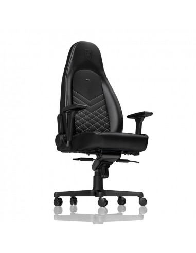 Scaun Gaming Noblechairs Icon, PU Piele, Negru/Alb