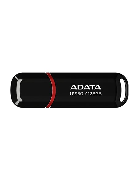 USB Flash накопитель ADATA UV150, 128Гб, Чёрный