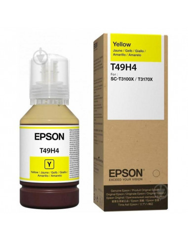Контейнер с чернилами Epson T49H, C13T49H400, Желтый