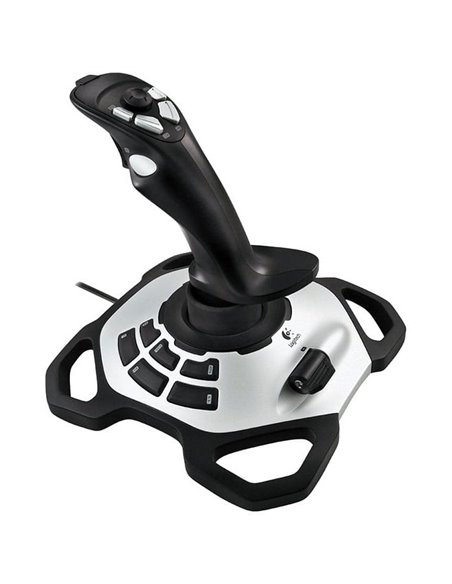 Игровой джойстик Logitech Extreme 3D Pro, Серебристый
