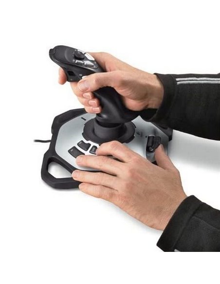 Joystick pentru jocuri Logitech Extreme 3D Pro, Argintiu Joystick pentru jocuri Logitech Extreme 3D Pro, Argintiu