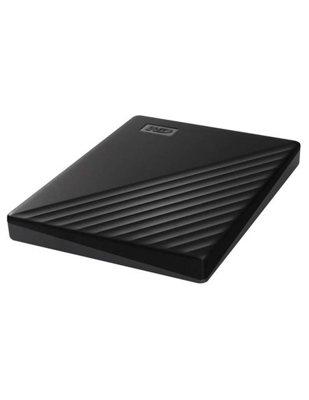 Внешний портативный жесткий диск Western Digital WD My Passport, 2 TB, Чёрный (WDBYVG0020BBK-WESN)