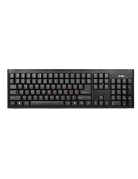 Клавиатура SVEN Standard 303, Проводное, Чёрный