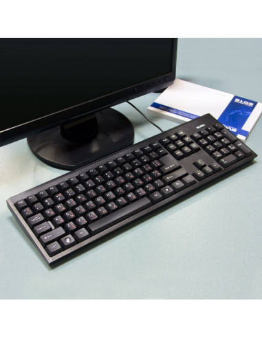 Tastatură SVEN Standard 303, Cu fir, Negru