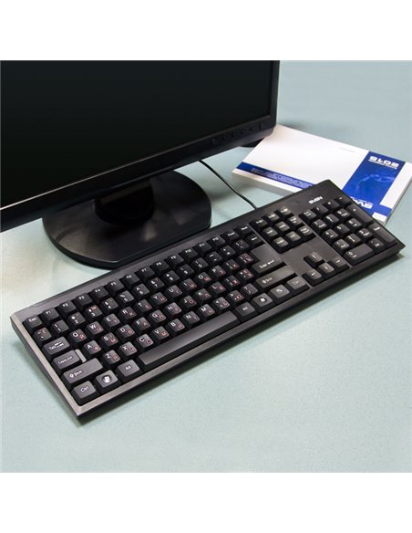 Tastatură SVEN Standard 303, Cu fir, Negru