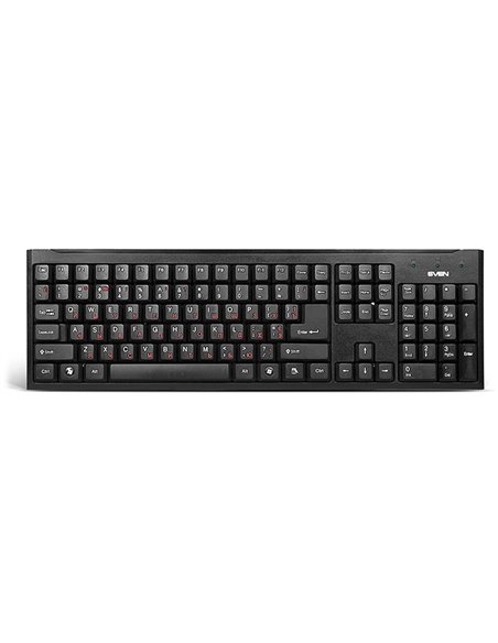 Клавиатура SVEN Standard 303, Проводное, Чёрный