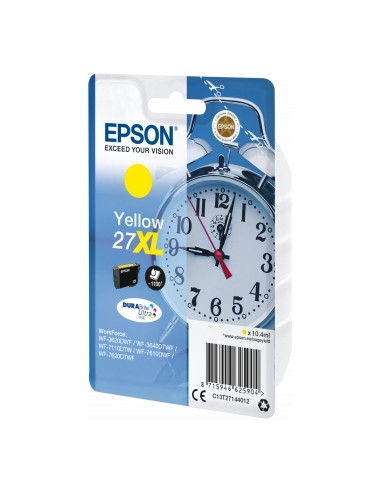 Картридж чернильный Epson 27XL DURABrite Ultra Ink, 10мл, Желтый