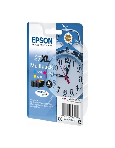 Картридж чернильный Epson 27XL DURABrite Ultra Ink, 10мл, Желтый