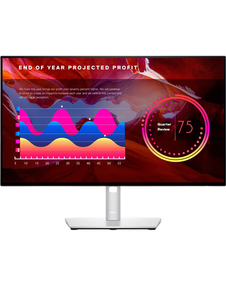 23,8" Monitor DELL U2422H, IPS 1920x1080 FHD, Argintiu