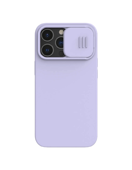 Husă Nillkin iPhone 13 Pro Max, CamShield Silky Silicone, Misty Purple