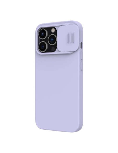 Husă Nillkin iPhone 13 Pro Max, CamShield Silky Silicone, Misty Purple