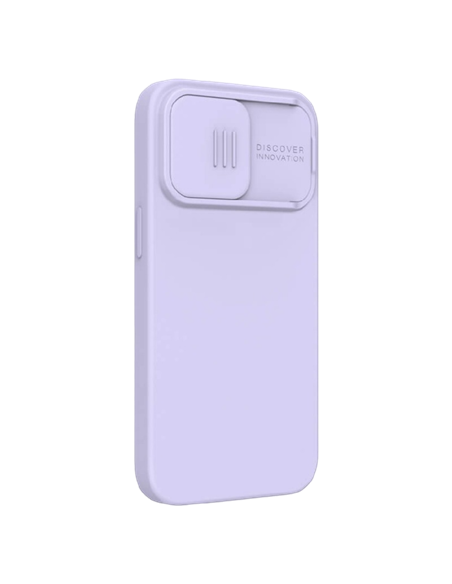 Husă Nillkin iPhone 13 Pro Max, CamShield Silky Silicone, Misty Purple