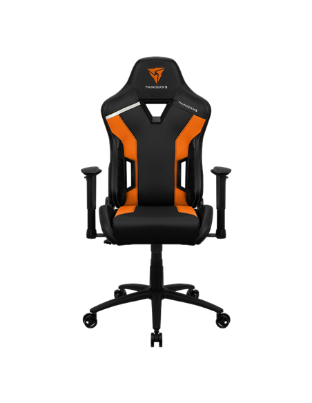 Scaun Gaming ThunderX3 TC3, PU Piele, Negru/Portocaliu