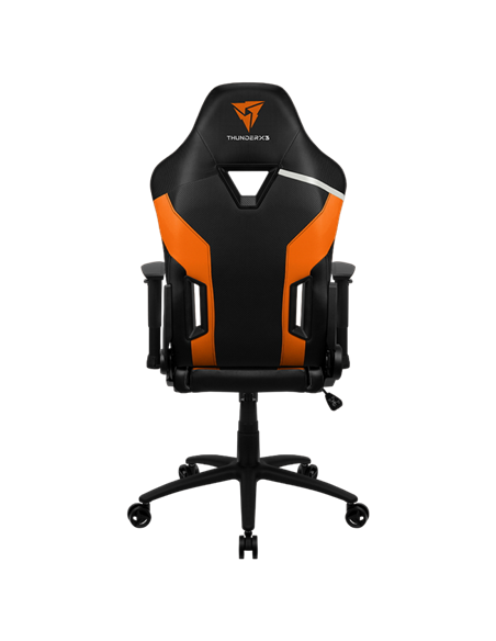 Scaun Gaming ThunderX3 TC3, PU Piele, Negru/Portocaliu