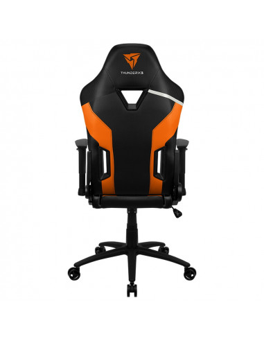 Scaun Gaming ThunderX3 TC3, PU Piele, Negru/Portocaliu