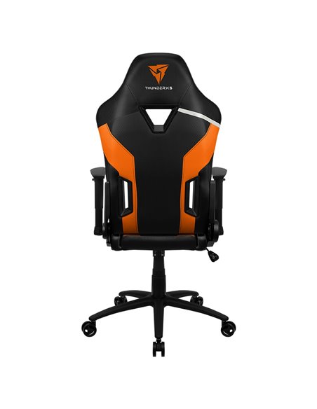 Scaun Gaming ThunderX3 TC3, PU Piele, Negru/Portocaliu